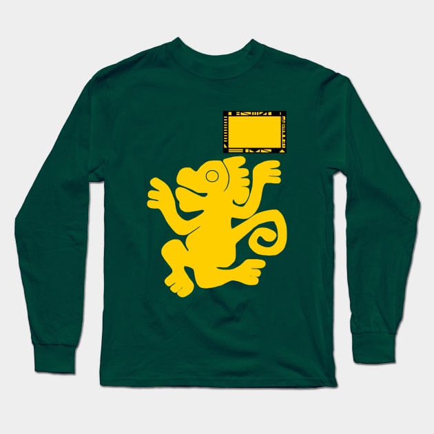 Green Monkeys Long Sleeve T-Shirt by pherpher